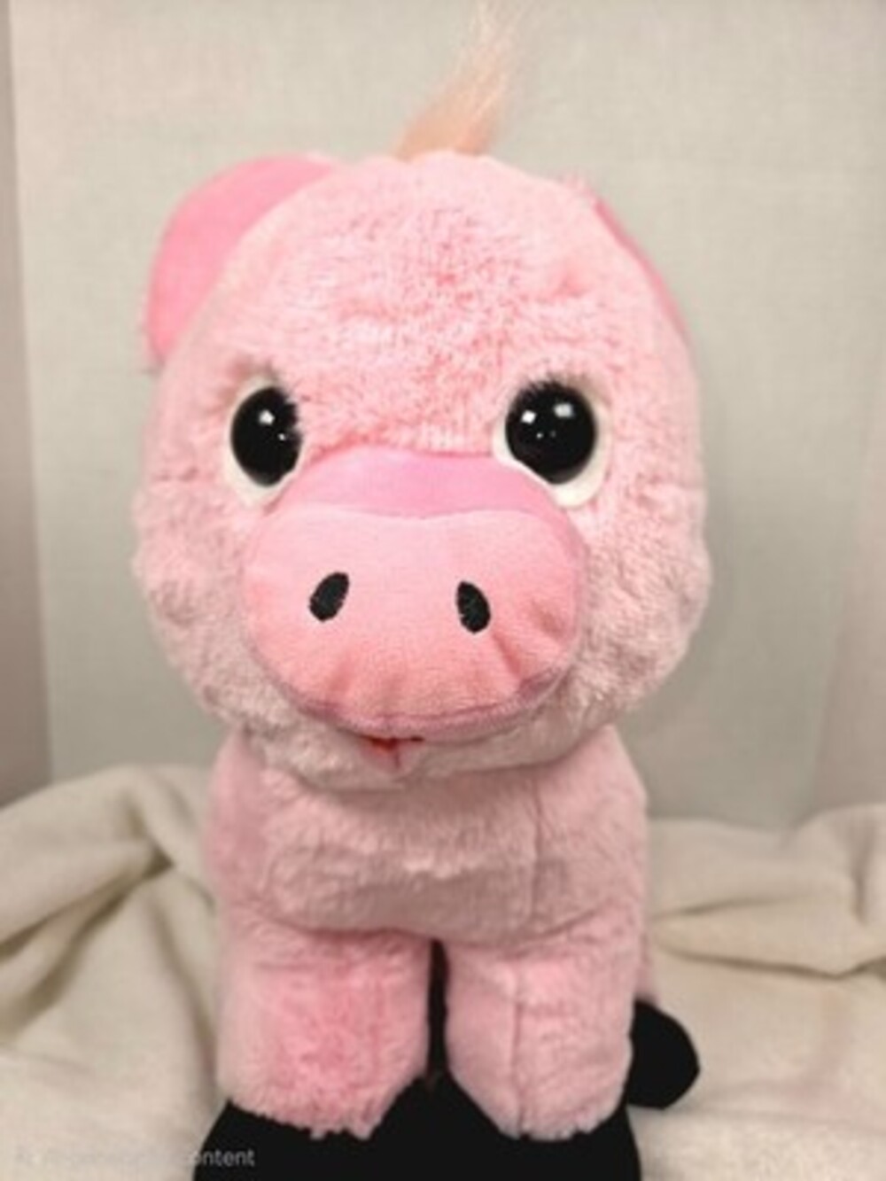 Ideal Toys Diect Pink 15 Inch Pig Plush Stuffed Animal Toy